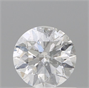 Natural Diamond 0.70 Carats, Round with Excellent Cut, F Color, SI2 Clarity and Certified by IGI