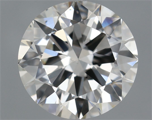 Picture of Natural Diamond 0.91 Carats, Round with Very Good Cut, J Color, SI1 Clarity and Certified by GIA