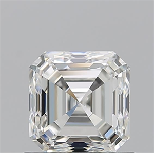 Picture of Natural Diamond 1.01 Carats, Asscher with  Cut, I Color, VVS2 Clarity and Certified by GIA