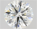 Diamante Natural 0.60 quilates, Redondo , Color J, claridad VVS2 y certificado GIA