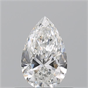 Natural Diamond 0.51 Carats, Pear with  Cut, F Color, VVS1 Clarity and Certified by GIA