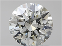 Natural Diamond 0.80 Carats, Round with Excellent Cut, K Color, IF Clarity and Certified by IGI