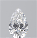Diamante Natural 0.50 quilates, De pera , Color D, claridad SI2 y certificado GIA