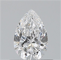 Diamante Natural 0.50 quilates, De pera , Color D, claridad VVS1 y certificado GIA