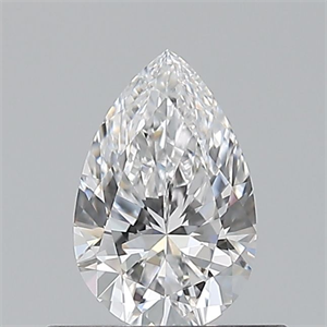 Foto Diamante Natural 0.50 quilates, De pera , Color D, claridad VVS1 y certificado GIA de