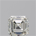 Diamante Natural 1.20 quilates, Asscher , Color K, claridad VVS2 y certificado GIA