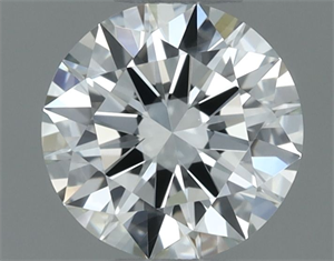 Picture of Natural Diamond 0.50 Carats, Round with Excellent Cut, H Color, VVS1 Clarity and Certified by IGI