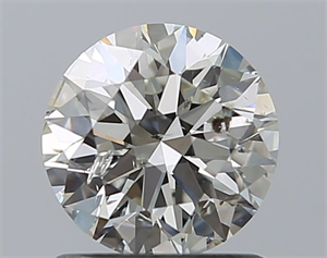 Picture of Natural Diamond 1.04 Carats, Round with Excellent Cut, I Color, SI2 Clarity and Certified by IGI