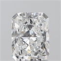 Natural Diamond 1.50 Carats, Radiant with  Cut, D Color, SI1 Clarity and Certified by GIA