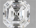 Diamante Natural 2.74 quilates, Esmeralda , Color G, claridad VVS2 y certificado HRD