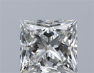 Picture of Natural Diamond 0.81 Carats, Princess with  Cut, J Color, VS1 Clarity and Certified by GIA