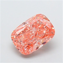 Picture of Lab Grown Diamond 2.52 Carats, CUSHION MODIFIED with  Cut, Fancy Vivid Pink Color, VS2 Clarity and Certified by IGI