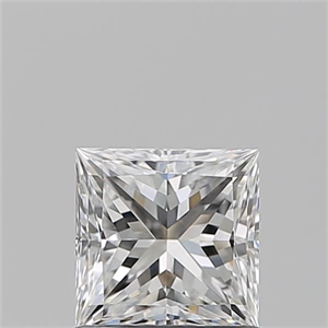Picture of Natural Diamond 1.01 Carats, Princess with  Cut, E Color, VS1 Clarity and Certified by GIA