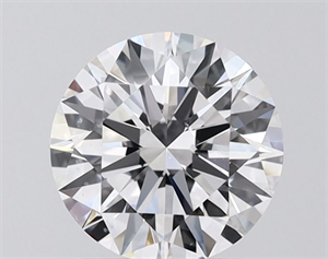Picture of Lab Grown Diamond 1.51 Carats, Round with Ideal Cut, D Color, VVS2 Clarity and Certified by IGI