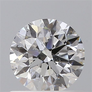 Foto Diamante Natural 0.61 quilates, Redondo , Color F, claridad SI1 y certificado GIA de