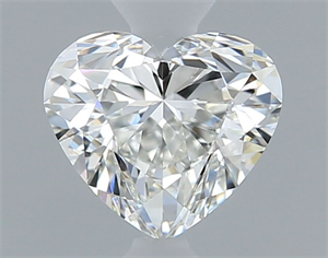 Picture of Natural Diamond 0.40 Carats, Heart with  Cut, H Color, VS2 Clarity and Certified by GIA