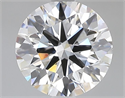 Del inventario de diamantes de laboratorio, 2.09 quilates, Redondo , Color E, claridad VVS2 y certificado IGI