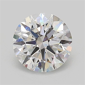 Picture of Lab Grown Diamond 1.05 Carats, Round with Ideal Cut, D Color, VVS2 Clarity and Certified by IGI