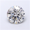 Lab Grown Diamond 1.29 Carats, Round with Ideal Cut, F Color, VS1 Clarity and Certified by IGI