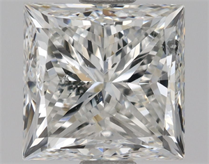 Picture of Natural Diamond 1.21 Carats, Princess with  Cut, F Color, SI2 Clarity and Certified by HRD