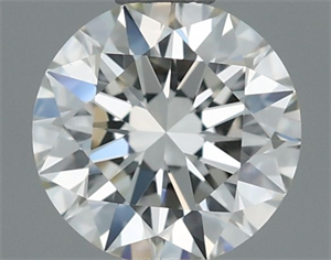 Picture of Natural Diamond 0.50 Carats, Round with Excellent Cut, H Color, VVS1 Clarity and Certified by IGI