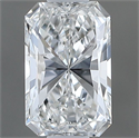 Diamante Natural 0.50 quilates, Radiante , Color F, claridad SI1 y certificado GIA