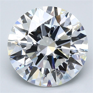 Picture of Natural Diamond 5.02 Carats, Round with Excellent Cut, E Color, SI1 Clarity and Certified by GIA