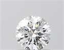 Del inventario de diamantes de laboratorio, 0.72 quilates, Redondo , Color D, claridad VVS2 y certificado IGI