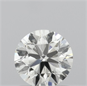 Natural Diamond 0.70 Carats, Round with Excellent Cut, J Color, VS2 Clarity and Certified by IGI