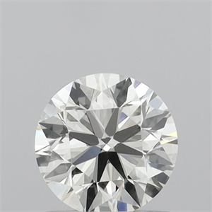 Picture of Natural Diamond 0.70 Carats, Round with Excellent Cut, J Color, VS2 Clarity and Certified by IGI