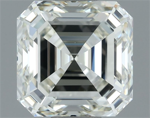 Picture of Natural Diamond 1.50 Carats, Asscher with  Cut, J Color, VVS2 Clarity and Certified by IGI
