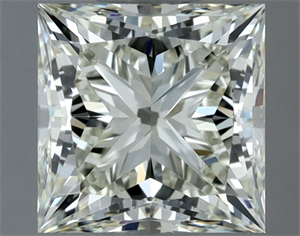 Picture of Natural Diamond 1.01 Carats, Princess with  Cut, K Color, IF Clarity and Certified by IGI