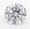 Lab Grown Diamond 2.10 Carats, Round with Ideal Cut, D Color, IF Clarity and Certified by IGI