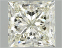 Natural Diamond 2.01 Carats, Princess with  Cut, K Color, VVS2 Clarity and Certified by IGI