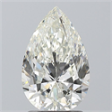 Natural Diamond 1.71 Carats, Pear with  Cut, J Color, SI1 Clarity and Certified by GIA