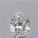 Natural Diamond 0.43 Carats, Oval with  Cut, D Color, VS1 Clarity and Certified by GIA