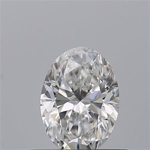 Picture of Natural Diamond 0.43 Carats, Oval with  Cut, D Color, VS1 Clarity and Certified by GIA