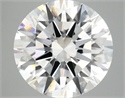 Lab Grown Diamond 7.02 Carats, Round with Ideal Cut, E Color, VVS2 Clarity and Certified by IGI