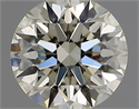 Natural Diamond 0.47 Carats, Round with Excellent Cut, L Color, VVS2 Clarity and Certified by GIA