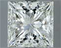 Natural Diamond 3.03 Carats, Princess with  Cut, I Color, VVS2 Clarity and Certified by IGI