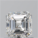 Natural Diamond 0.90 Carats, Asscher with  Cut, G Color, VVS1 Clarity and Certified by GIA