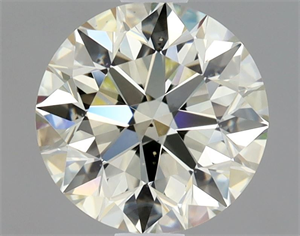 Picture of Natural Diamond 0.92 Carats, Round with Excellent Cut, L Color, VS2 Clarity and Certified by HRD