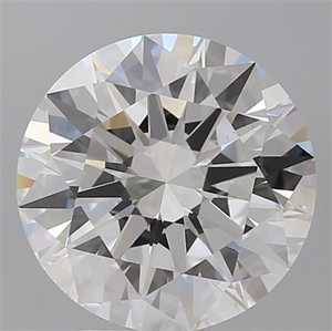 Picture of Lab Grown Diamond 4.10 Carats, Round with Excellent Cut, E Color, VS1 Clarity and Certified by IGI
