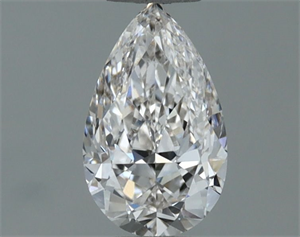 Foto Diamante Natural 0.50 quilates, De pera , Color H, claridad SI1 y certificado GIA de