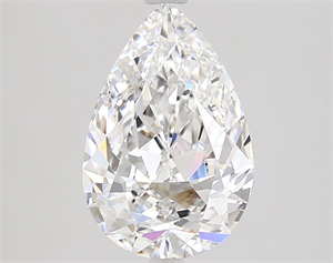 Picture of Natural Diamond 1.50 Carats, Pear with  Cut, D Color, VS2 Clarity and Certified by GIA