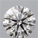 Natural Diamond 0.70 Carats, Round with Excellent Cut, J Color, VVS1 Clarity and Certified by GIA