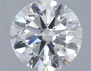 Picture of Natural Diamond 0.80 Carats, Round with Very Good Cut, I Color, SI2 Clarity and Certified by GIA