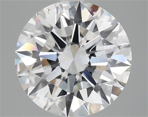 Picture of Lab Grown Diamond 3.10 Carats, Round with Ideal Cut, E Color, VS2 Clarity and Certified by IGI