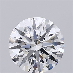 Picture of Lab Grown Diamond 1.56 Carats, Round with Ideal Cut, D Color, VS1 Clarity and Certified by IGI