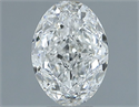 Natural Diamond 1.10 Carats, Oval with  Cut, G Color, VVS2 Clarity and Certified by IGI